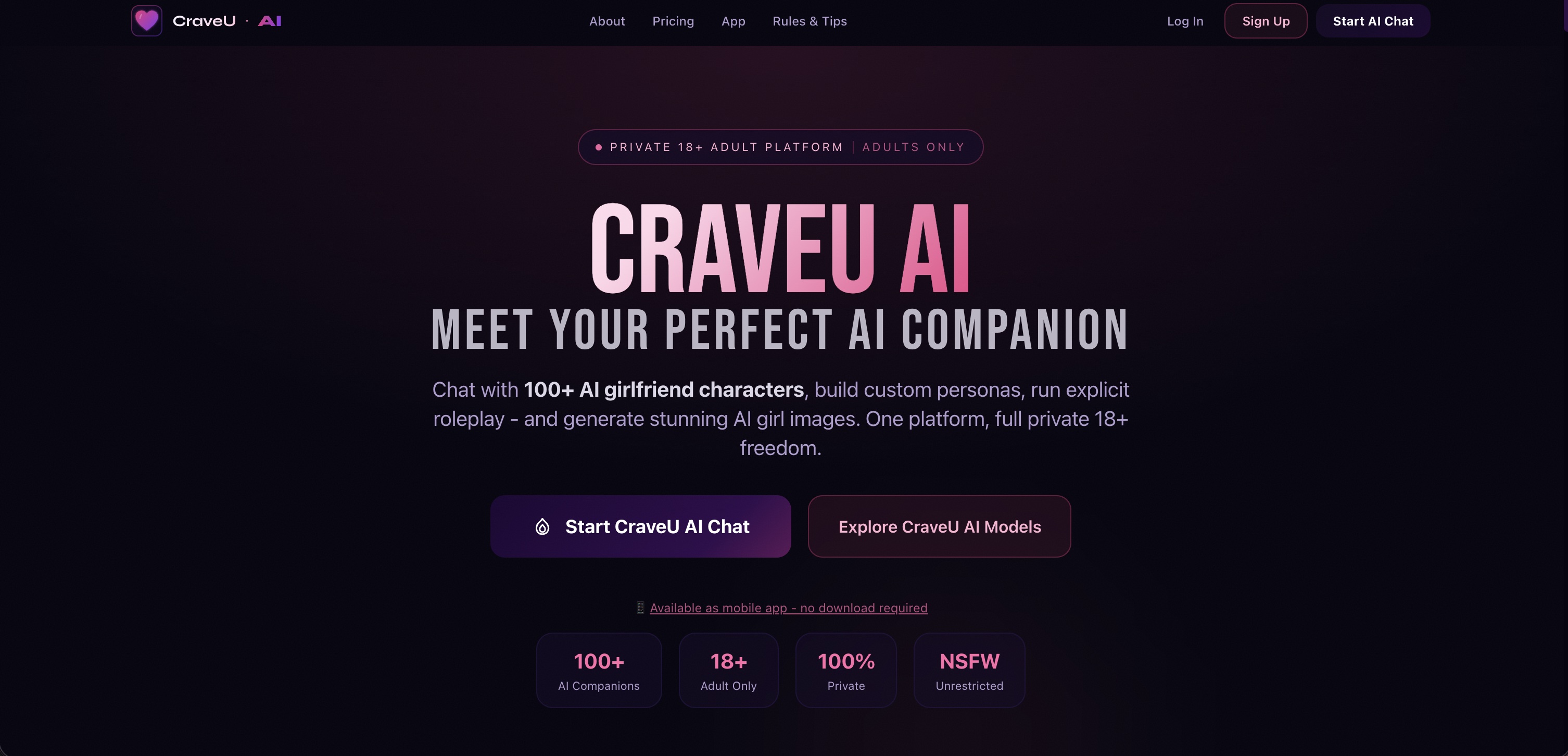 Captura de CraveU AI